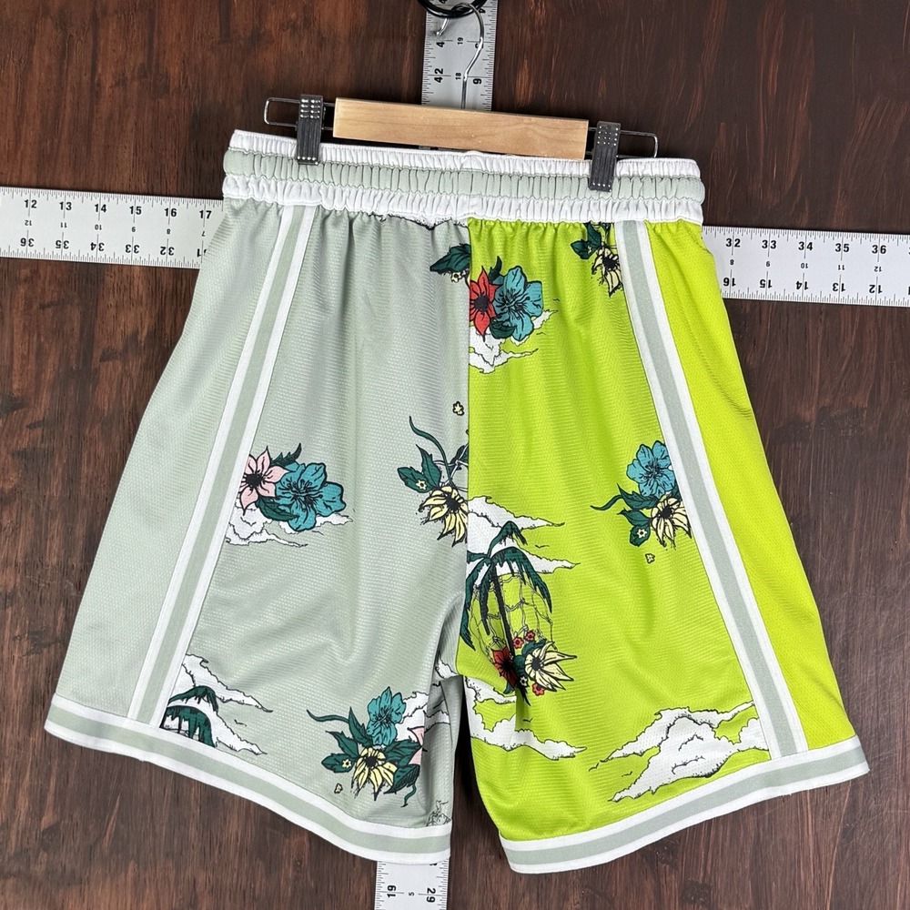 Nike DNA Floral Basketball Shorts Gray Green Dri-Fit Game DM8780 321 Men's Small - Picture 5 of 8
